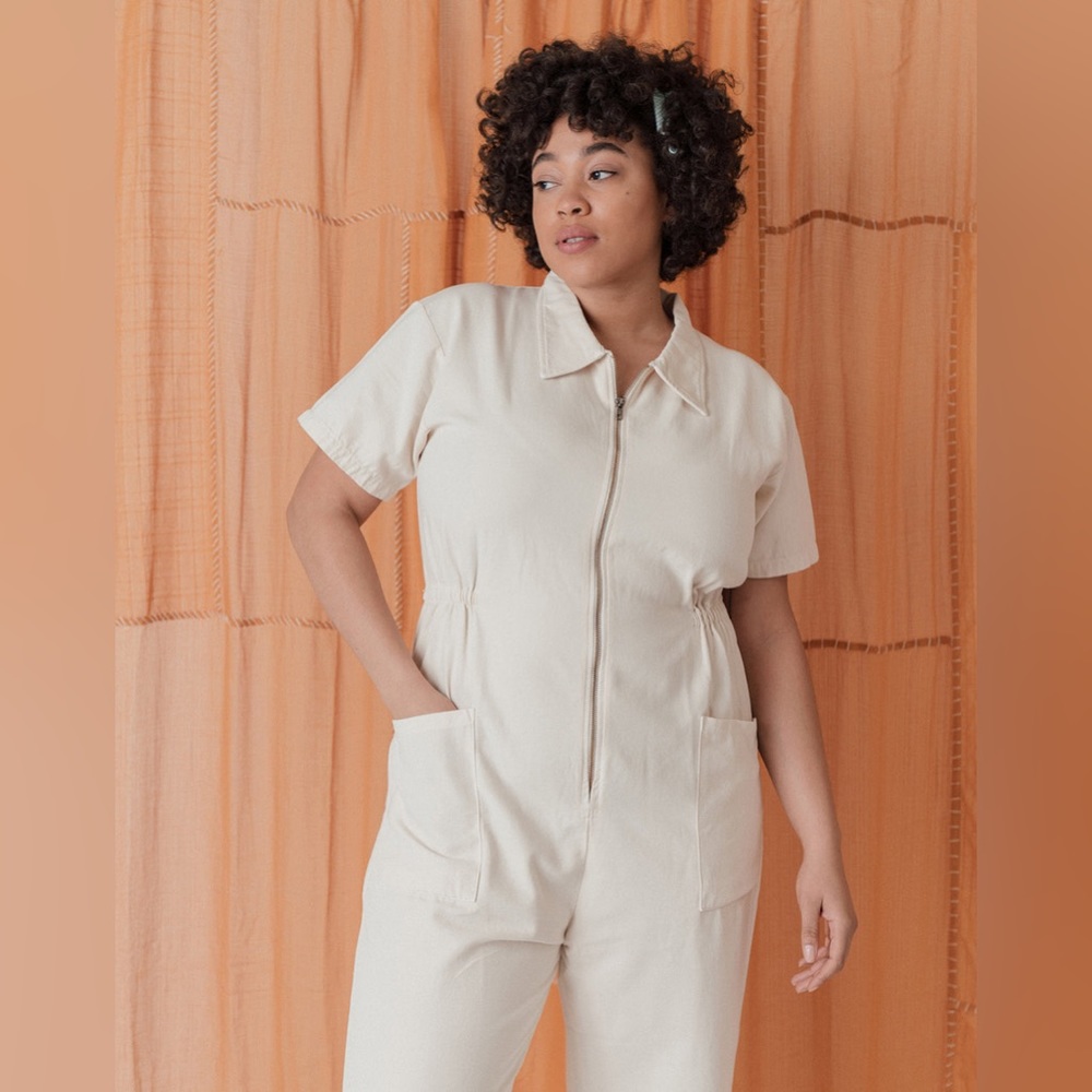 Shop Noble Utility Suit in Oat